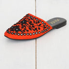 Alani - JUJU by Jyoti Sardar - handmade hand embroidered vegan shoes for women