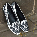 Luna - JUJU by Jyoti Sardar - handmade hand embroidered vegan shoes for women